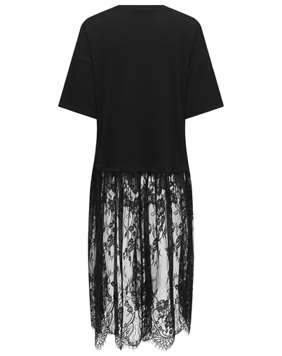 Only - ONLTahlia Lace Dress Top - Black